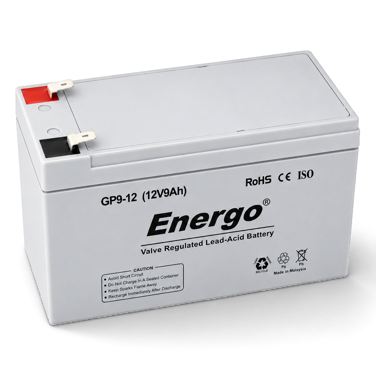 Energo GP9 12V 9Ah VRLA AGM Akü ürün görseli