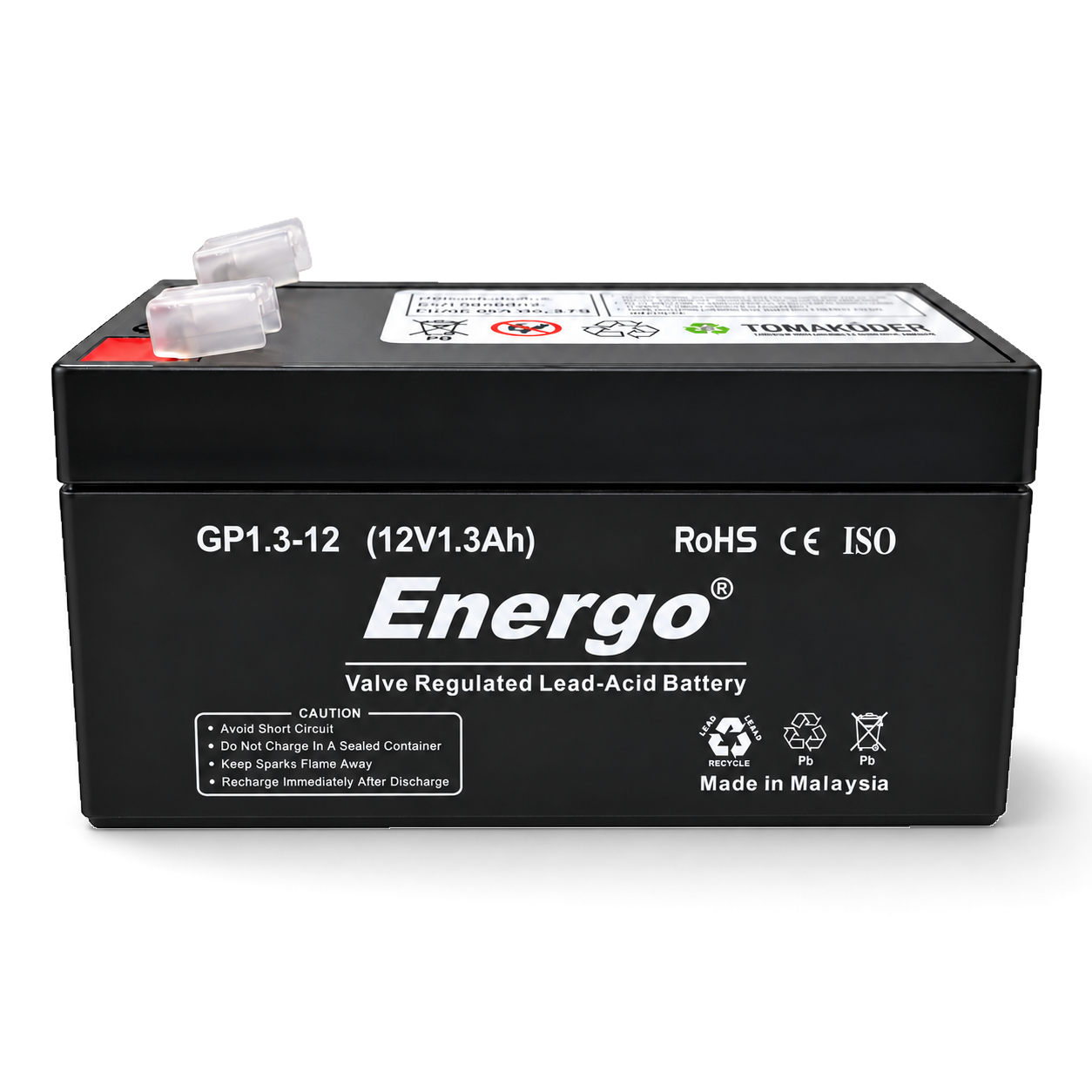 Energo GP1.3 12V 1.3Ah VRLA AGM Akü ürün görseli