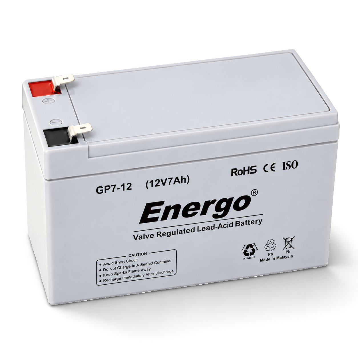 Energo GP7 12V 7Ah VRLA AGM Akü ürün görseli