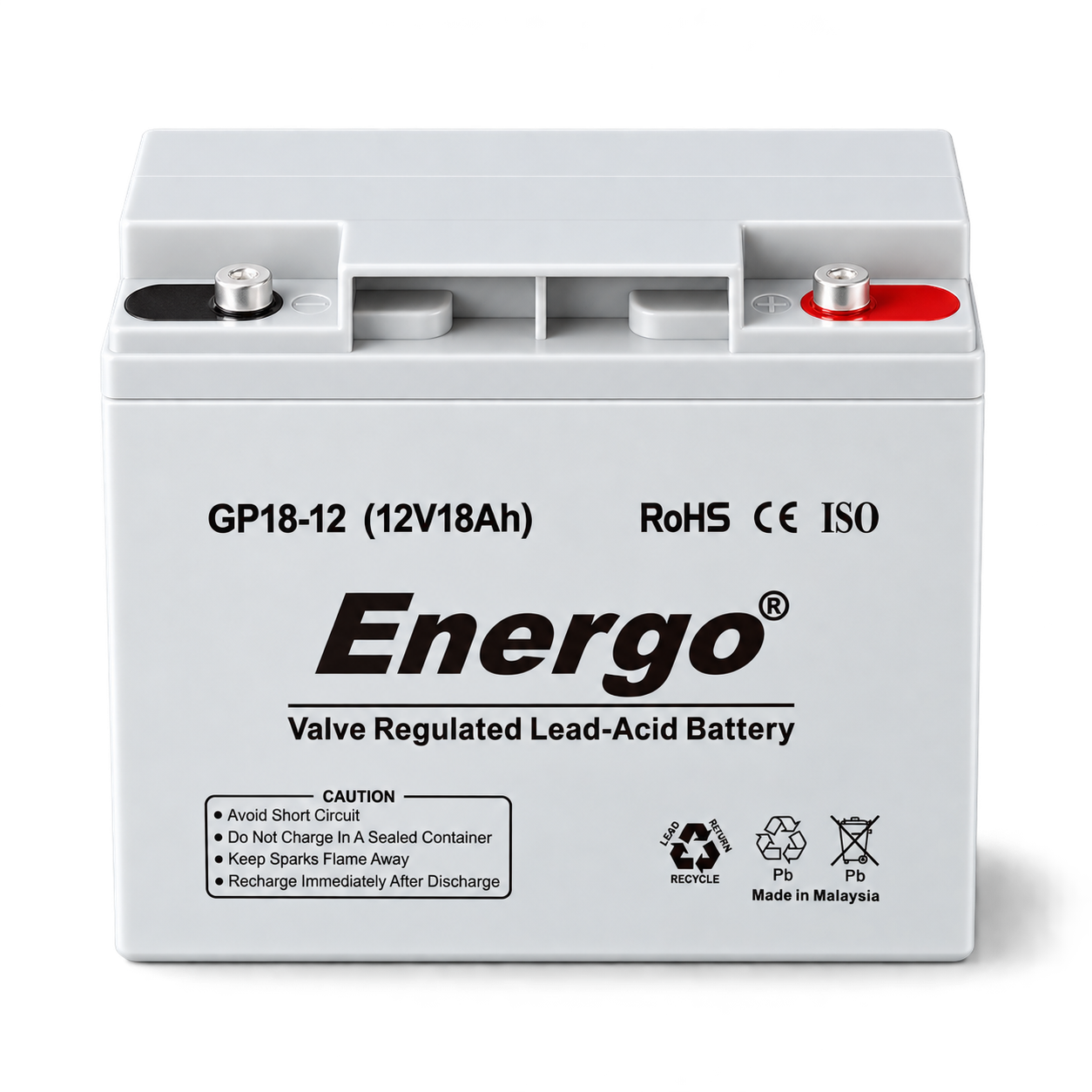 Energo GP18 12V 18Ah VRLA AGM Akü ürün görseli